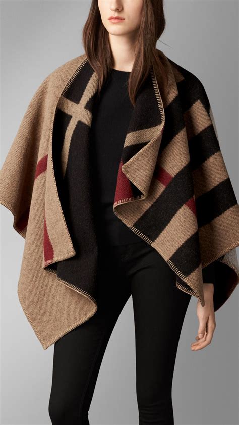 burberry rosa cape|Burberry wraps for women.